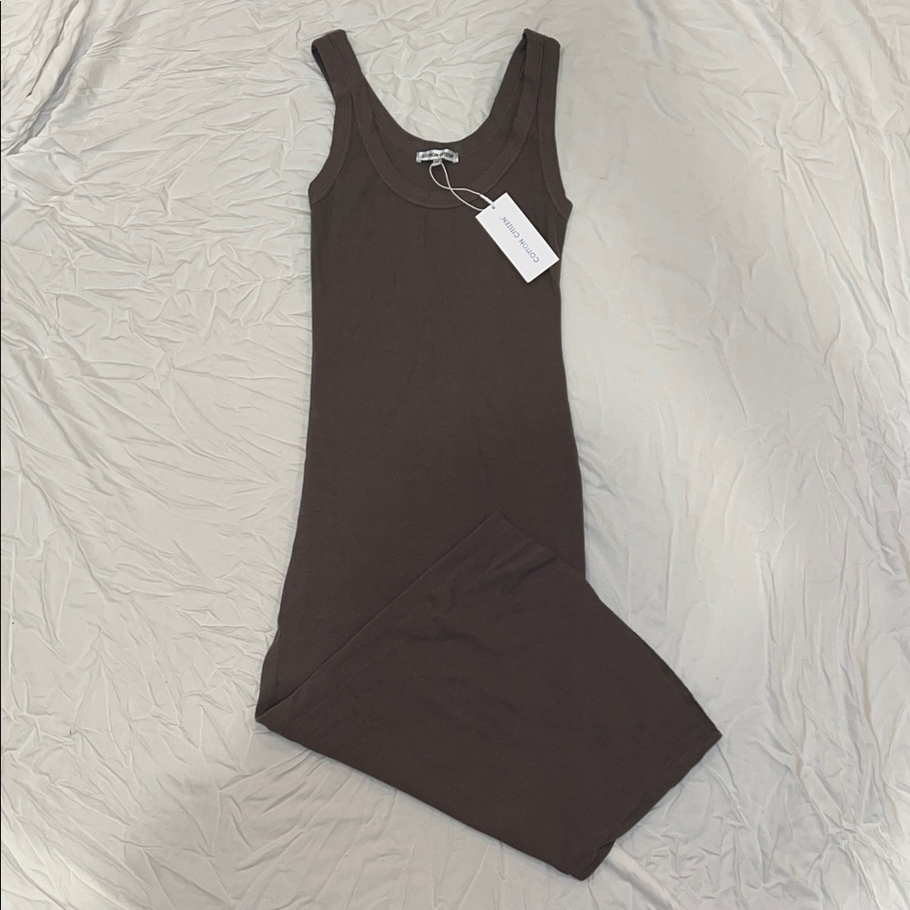 Cotton Citizen Ribbed T-shirt Maxi Dress